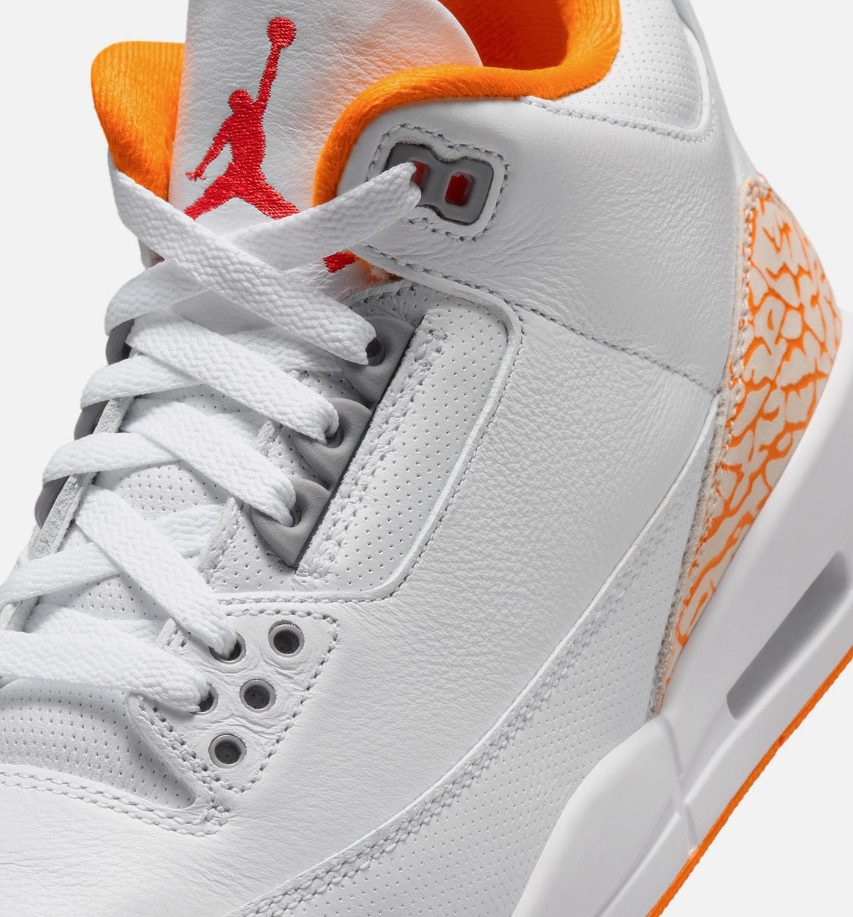 Air Jordan 3 Retro Orange Citrus 女款生活方式鞋 - White/Multicolor