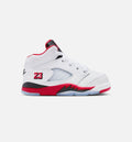 Air Jordan 5 Retro Fire Red 婴幼尺码生活方式鞋 - Fire Red/White