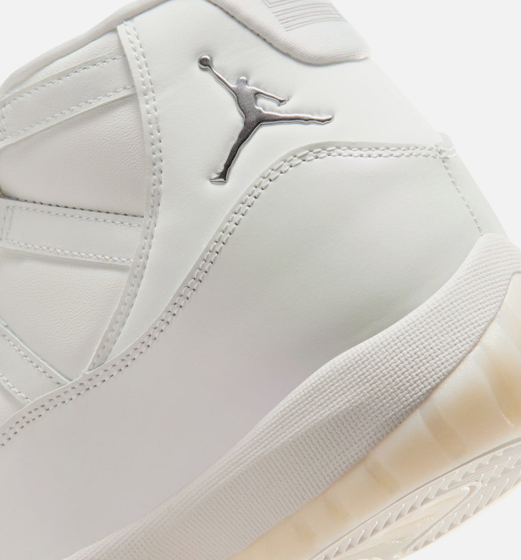 Air Jordan 11 Retro Pearl 女款生活方式鞋 - Sail/Pearl Grey/White/Metallic Silver