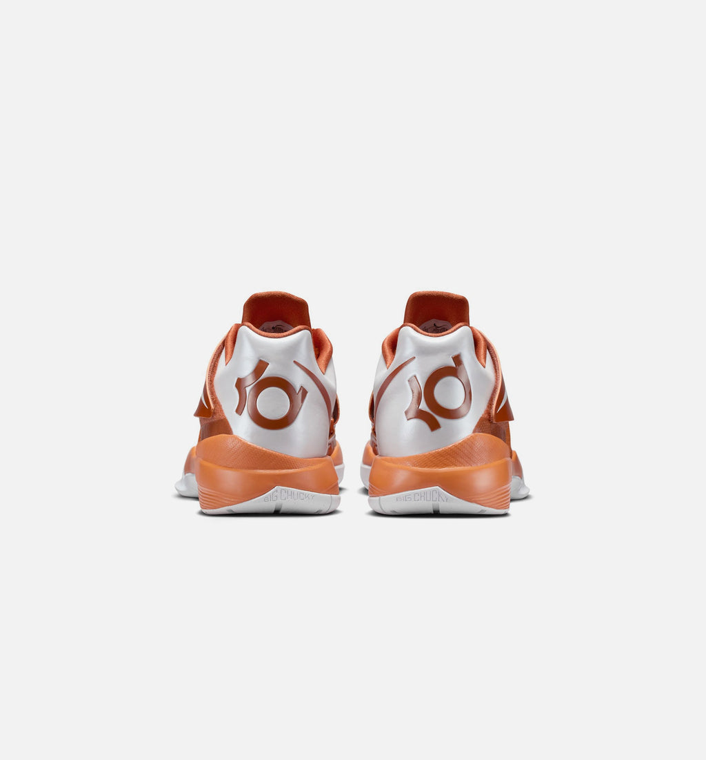 Zoom KD 4 Texas Longhorns 男款生活方式鞋 - Desert Orange/White