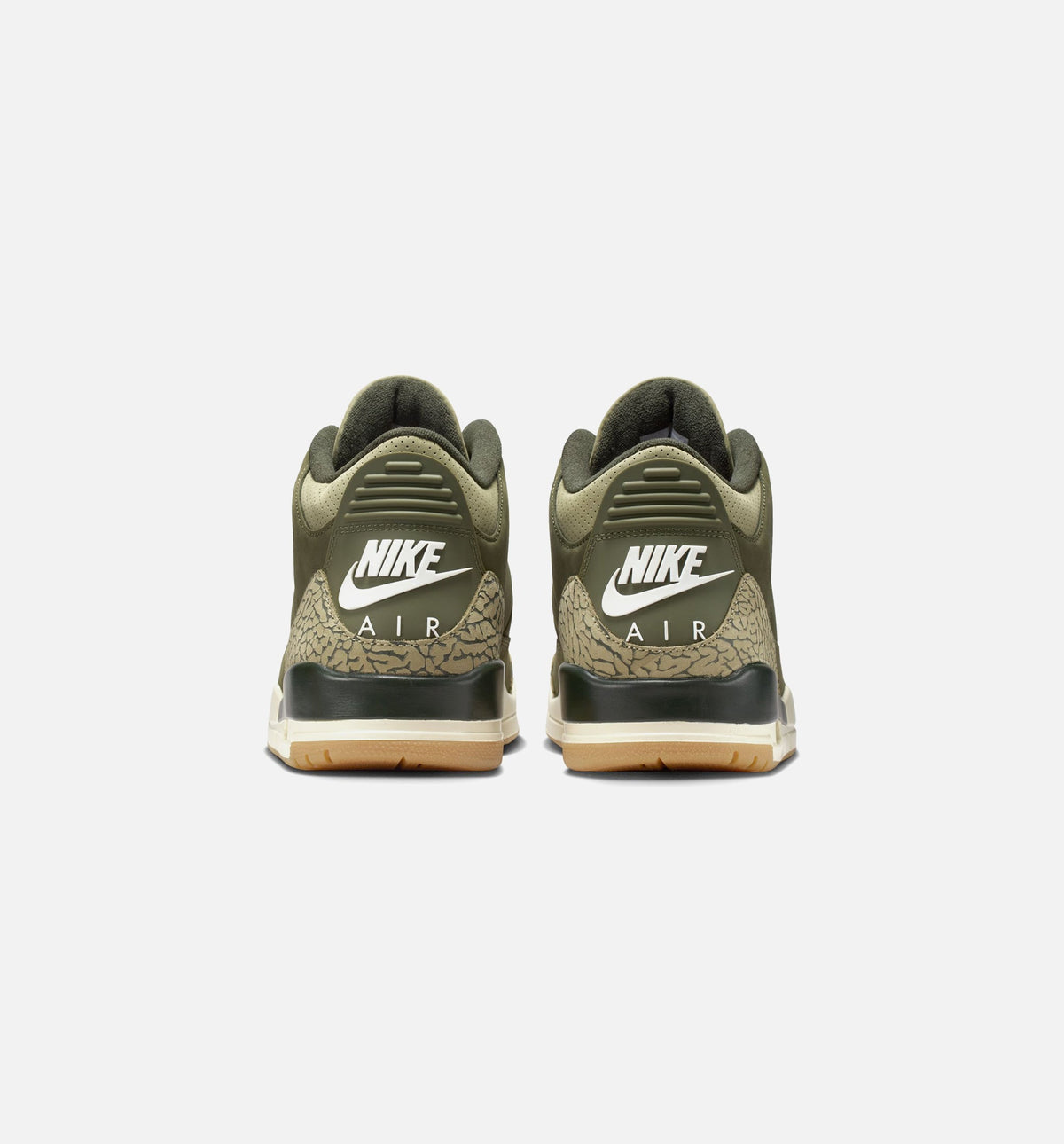 Air Jordan 3 Retro Medium Olive 男款生活方式鞋 - Medium Olive/Sequoia/Neutral Olive/Sail/Total Crimson