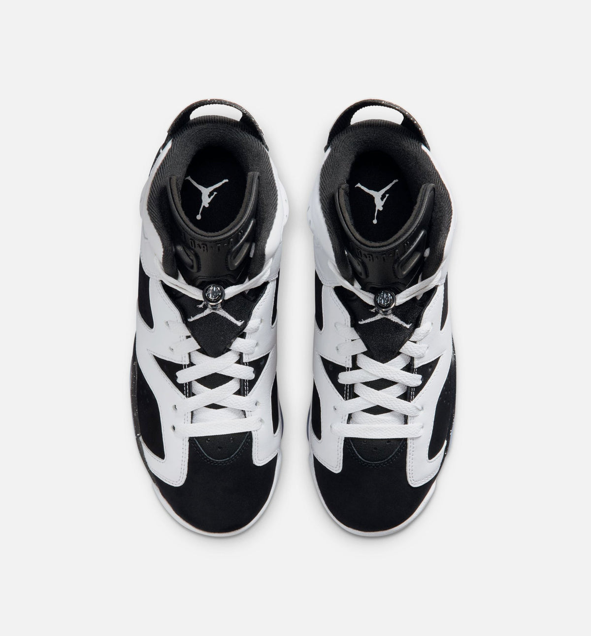 Air Jordan 6 Retro Black And White Grade School 生活方式鞋 - Black/White