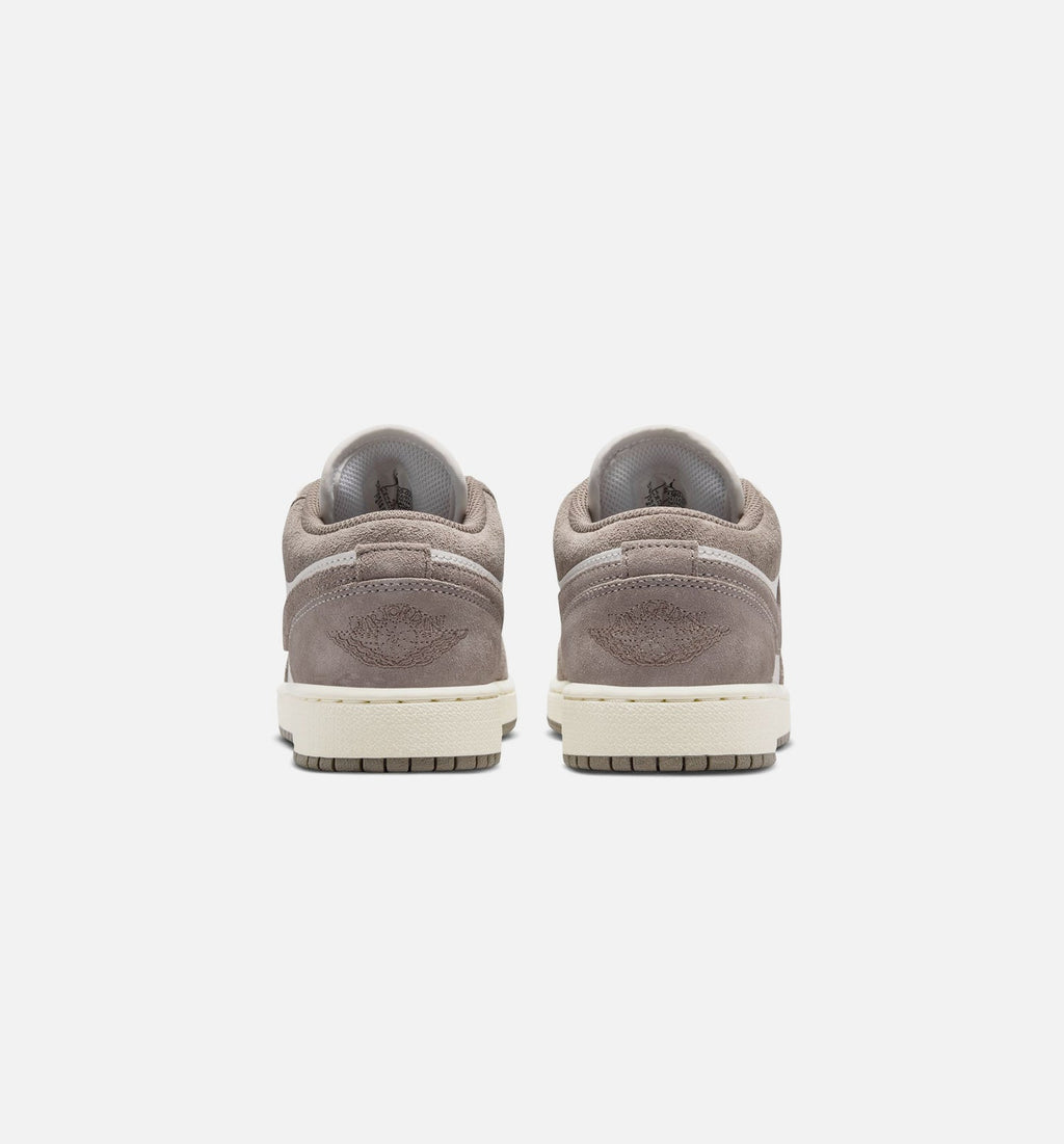 Air Jordan 1 Low Grade School 生活方式鞋 - Olive Grey/Enigma Stone/Summit White