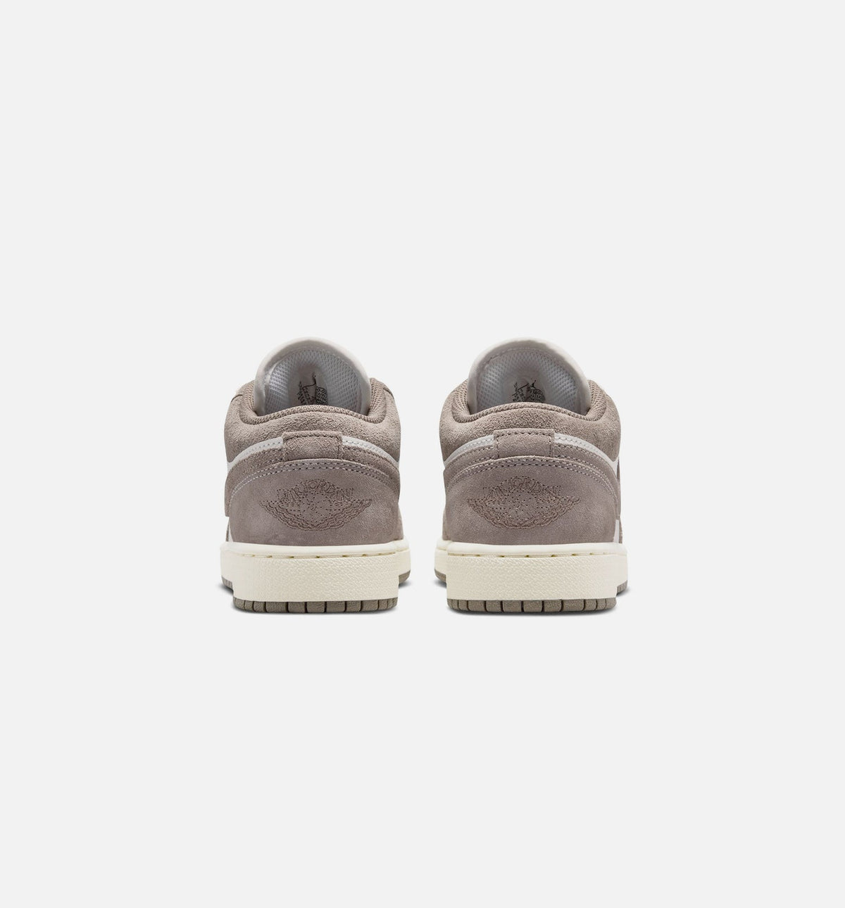 Air Jordan 1 Low Grade School 生活方式鞋 - Olive Grey/Enigma Stone/Summit White