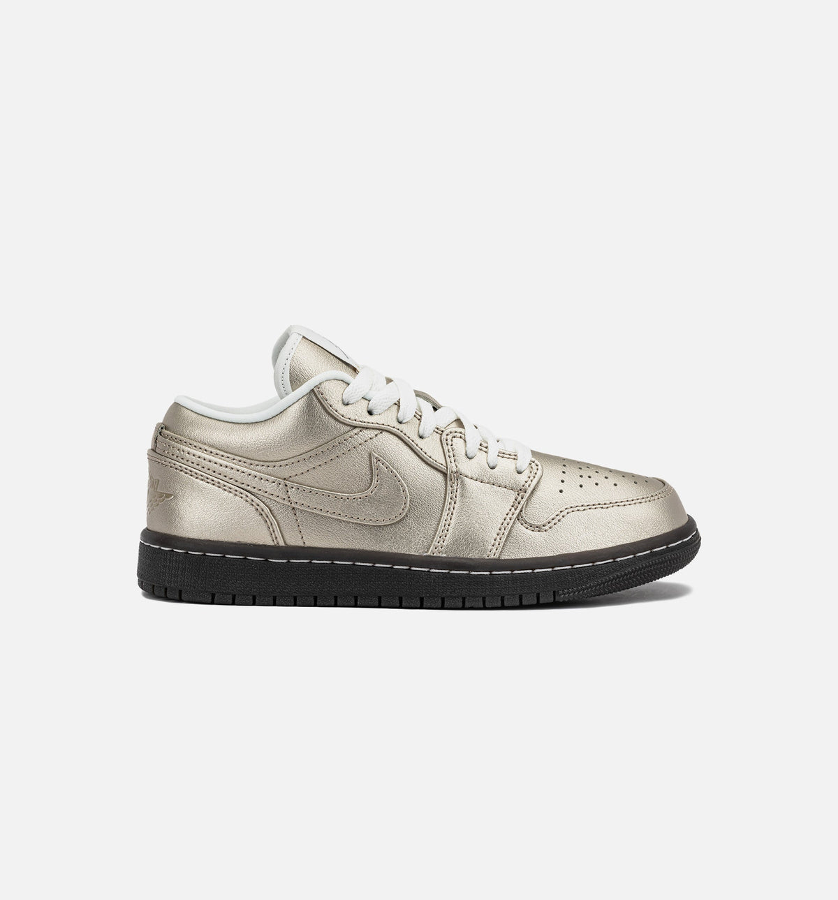 Air Jordan 1 Low SE Women's Lifestyle Shoes - Metallic Zinc/Summit White/Velvet Brown