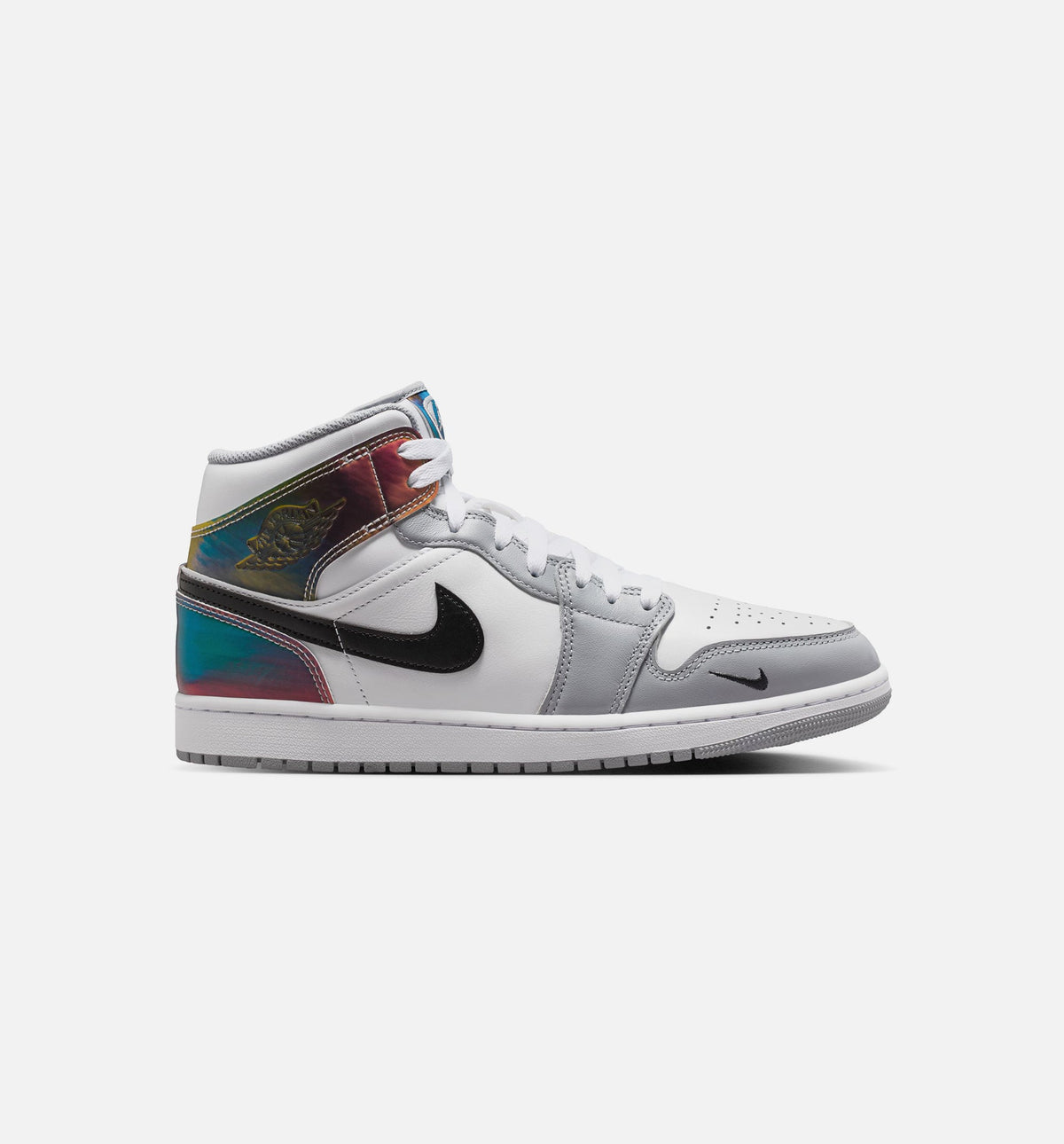 Air Jordan 1 Mid SE 男款生活方式鞋 - Black/White/Wolf Grey