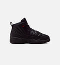 Air Jordan 12 Retro Bloodline 学前児童生活方式鞋 - Black/Varsity Red
