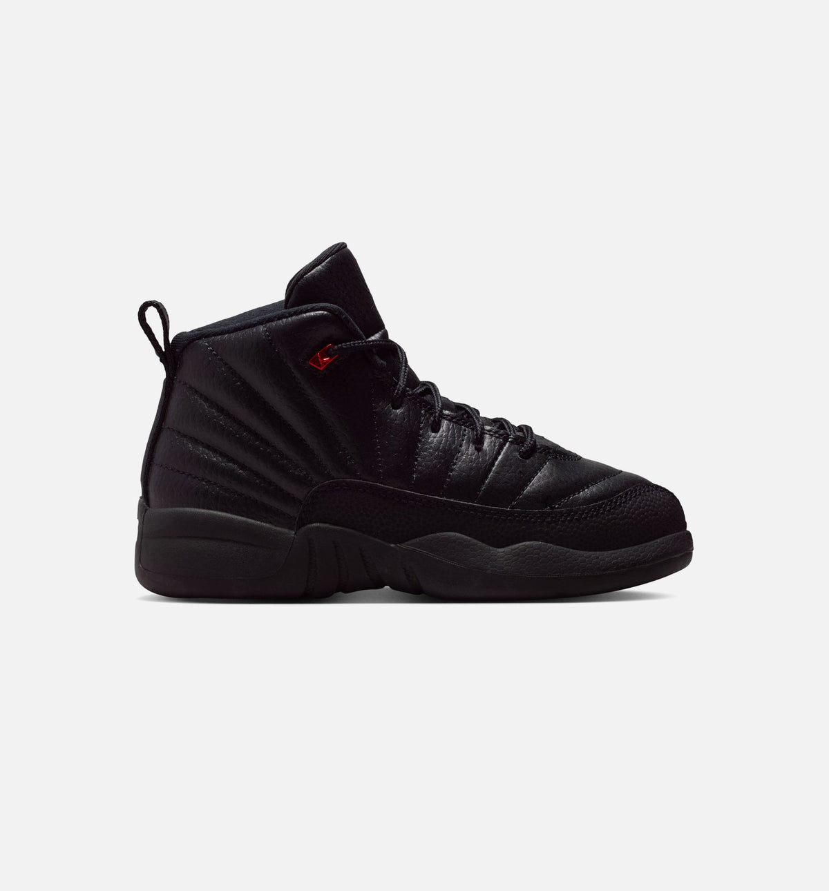 Air Jordan 12 Retro Bloodline 学前児童生活方式鞋 - Black/Varsity Red