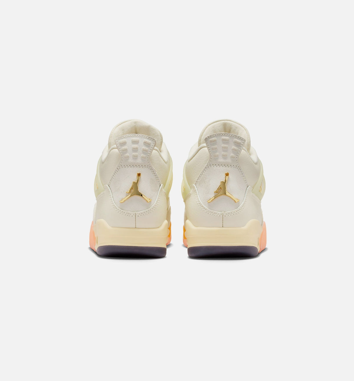 Air Jordan 4 Retro Birds of Paradise 女款生活方式鞋 - Coconut Milk/Metallic Gold/Bright Mango/Sundial/Black