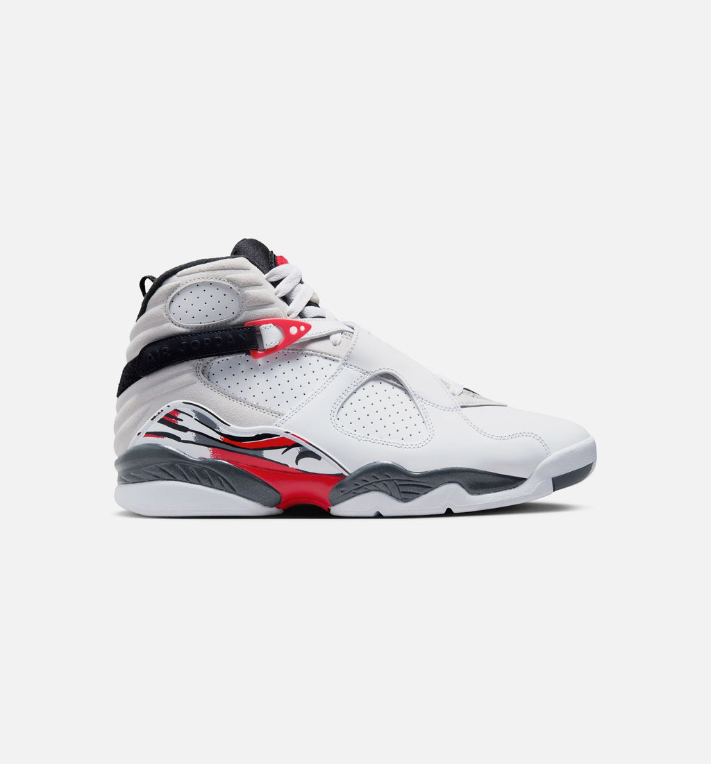 Air Jordan 8 Retro White And True Red 男款生活方式鞋 - White/Black/True Red