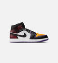 Air Jordan 1 Mid SE 男款生活方式鞋 - True Red/White/Court Purple/Black