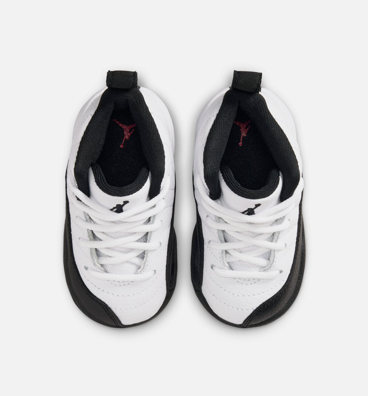 Air Jordan 12 Retro Taxi 婴幼尺码生活方式鞋 - White/Black/Taxi