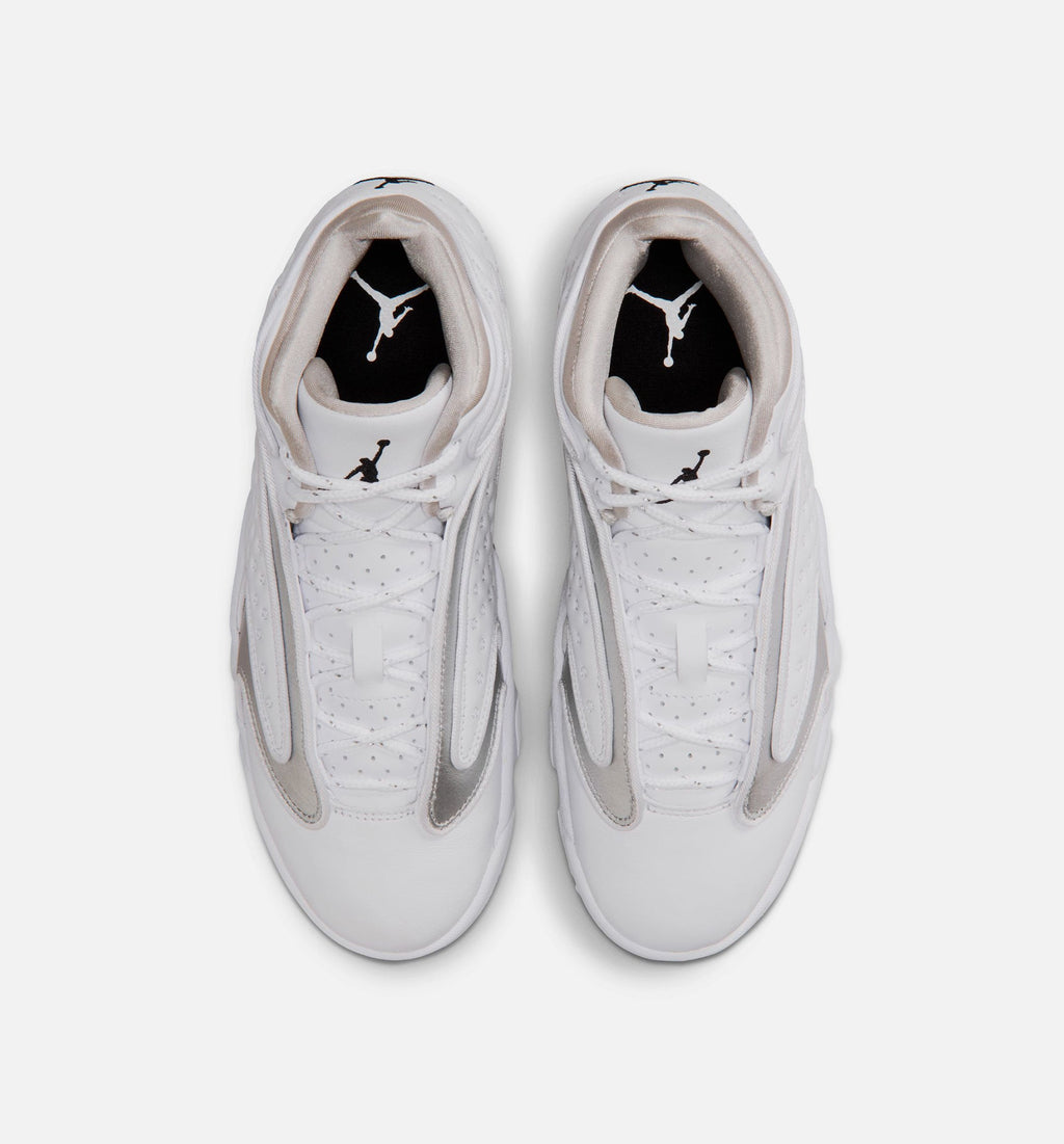 Air Jordan OG Women's Lifestyle Shoes - White/Black/Metallic Silver