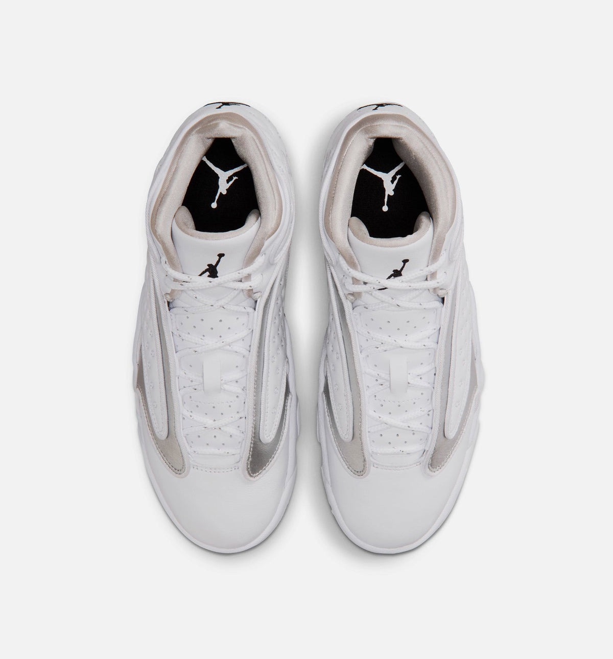 Air Jordan OG Women's Lifestyle Shoes - White/Black/Metallic Silver