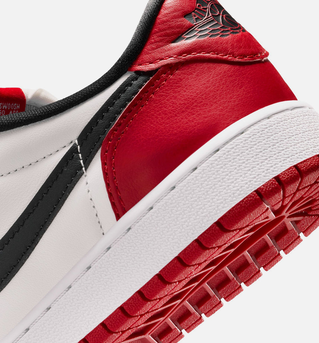 Air Jordan 1 Retro Low OG Chicago Grade School 生活方式鞋 - Varsity Red/Black/Summit White