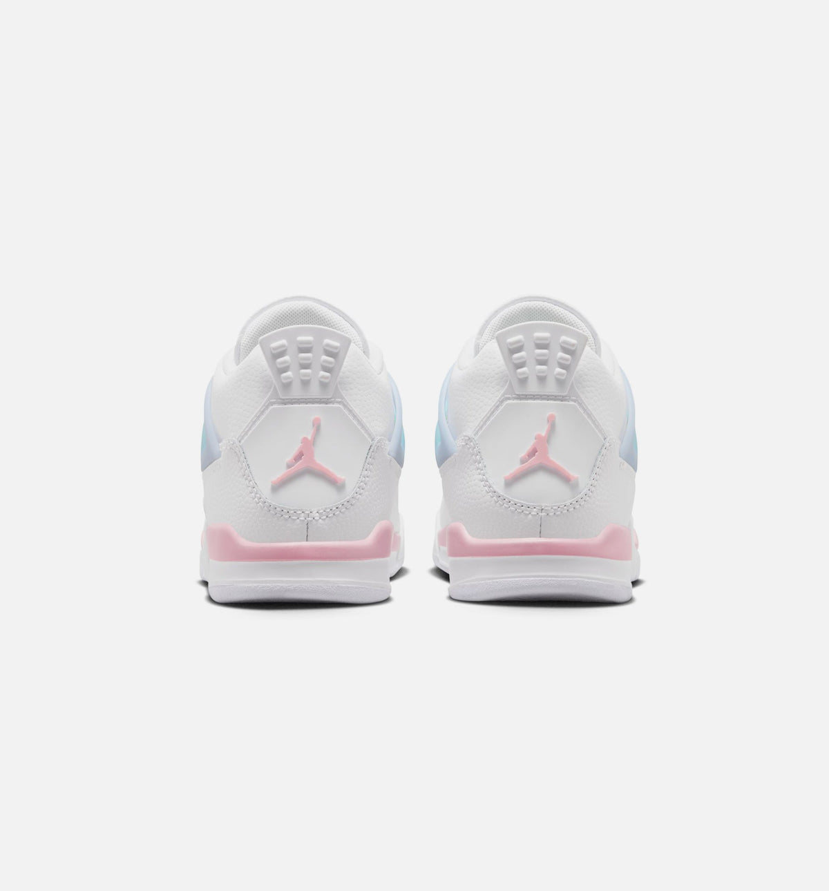 Air Jordan 4 Retro Medium Soft Pink 学前児童生活方式鞋 - White/Medium Soft Pink/Half Blue
