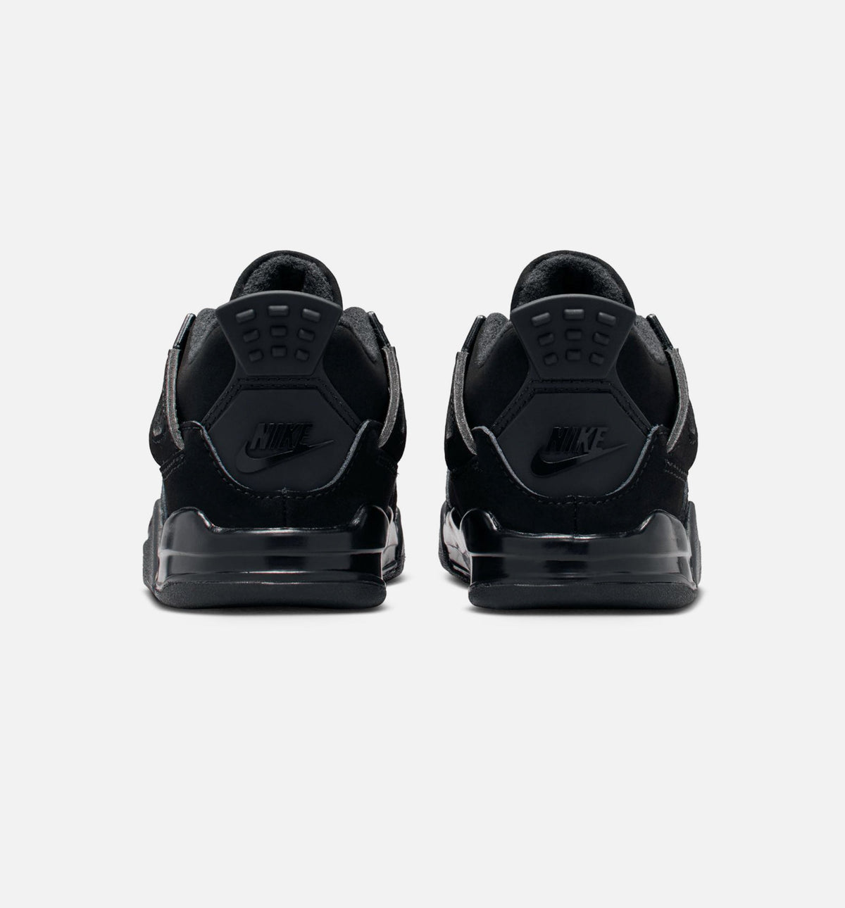 Air Jordan 4 Retro Black Cat 婴幼尺码生活方式鞋 - Black/Light Graphite