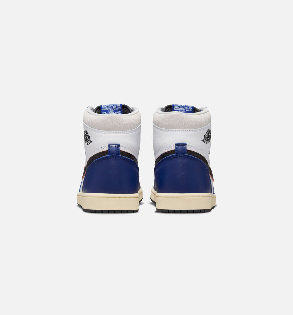 Air Jordan 1 Retro High OG Rare Air Deep Royal Blue 男款生活方式鞋 - White/Black/Deep Royal Blue