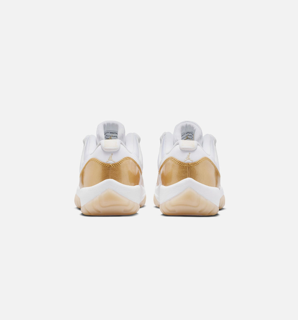 Air Jordan 11 Retro Low Women's Shoes - White/Metallic Gold/Team Gold
