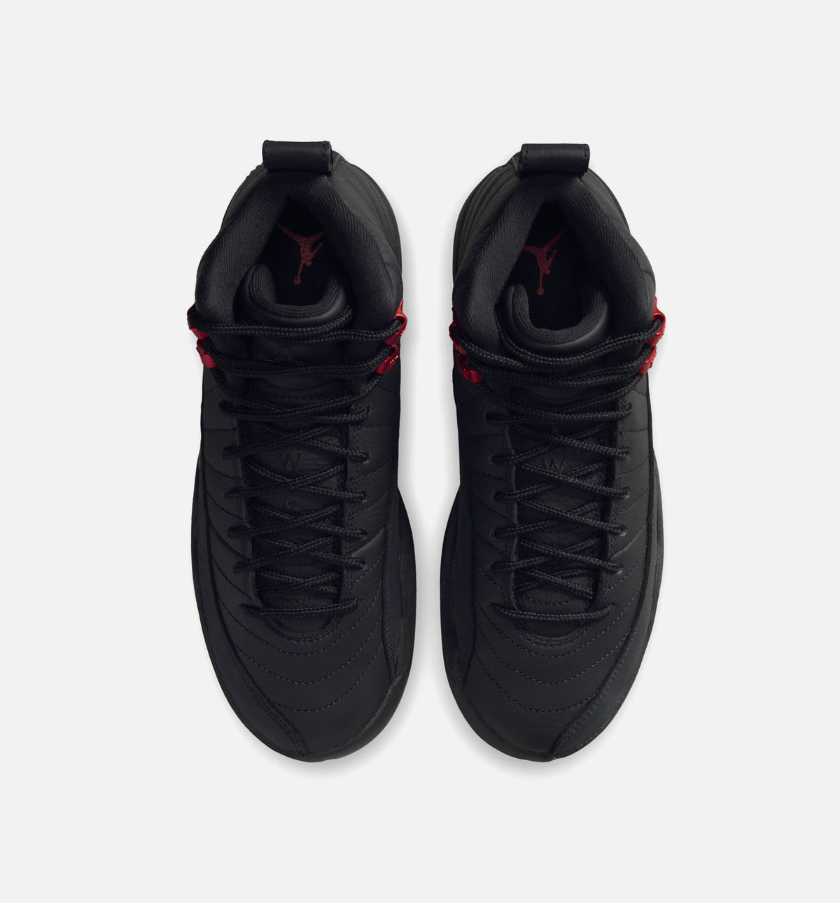 Air Jordan 12 Retro Bloodline Grade School 生活方式鞋 - Black/Varsity Red
