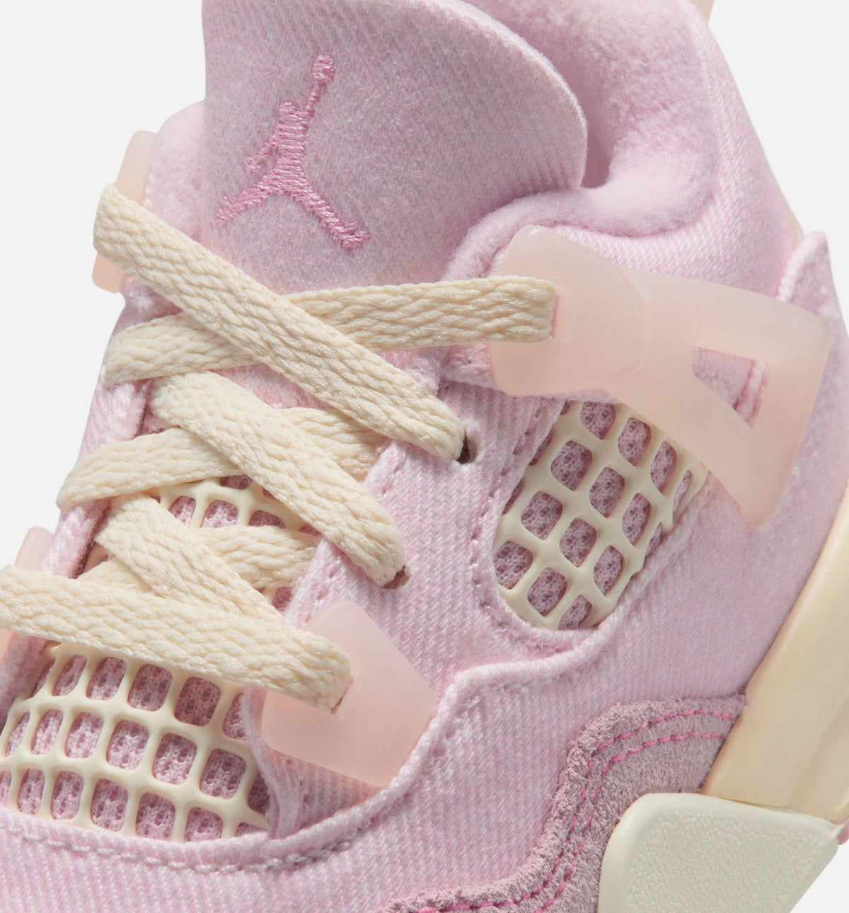 Air Jordan 4 Retro Pink Pearl And Iced Carmine 婴幼尺码生活方式鞋 - Iced Carmine/Coconut Milk/Anthracite/Muslin/Pinksicle