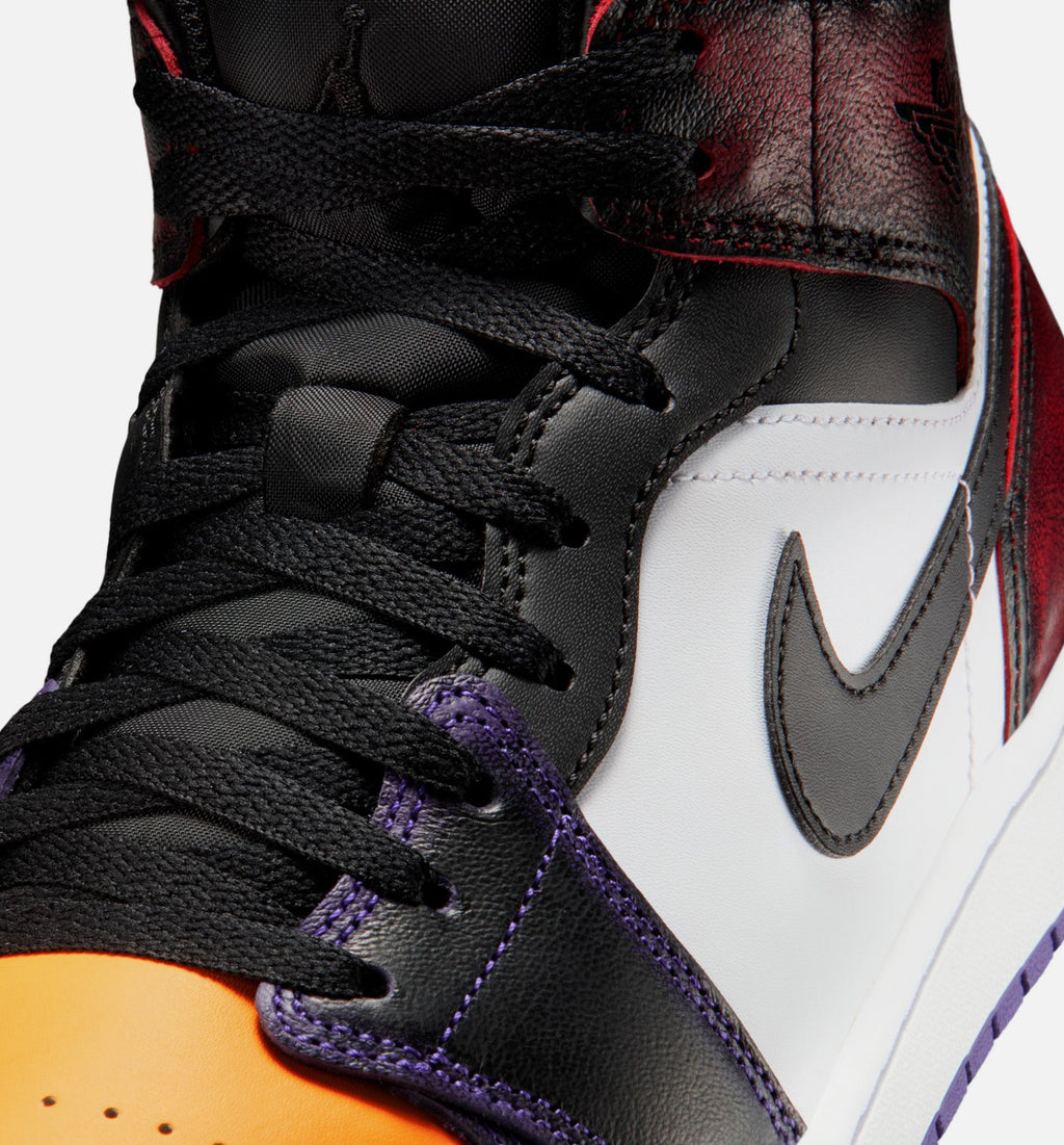 Air Jordan 1 Mid SE 男款生活方式鞋 - True Red/White/Court Purple/Black