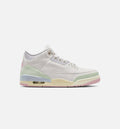 Air Jordan 3 Retro Sail And Jade Aura 男款生活方式鞋 - Sail/Jade Aura/Aura/Iced Carmine