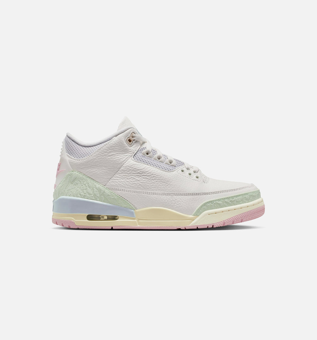 Air Jordan 3 Retro Sail And Jade Aura 男款生活方式鞋 - Sail/Jade Aura/Aura/Iced Carmine