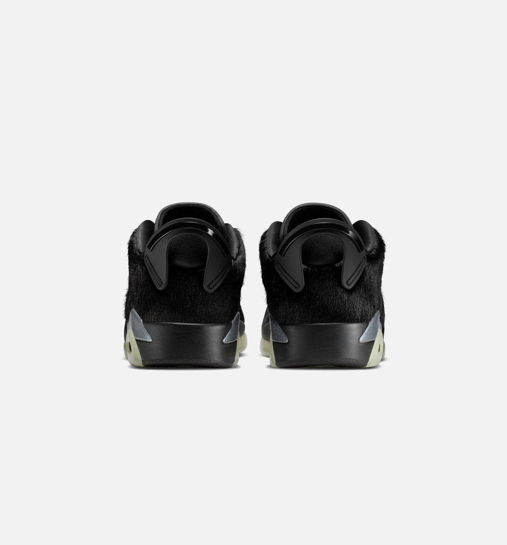 Air Jordan 6 Retro Low Blackout 女款生活方式鞋 - Black/Black