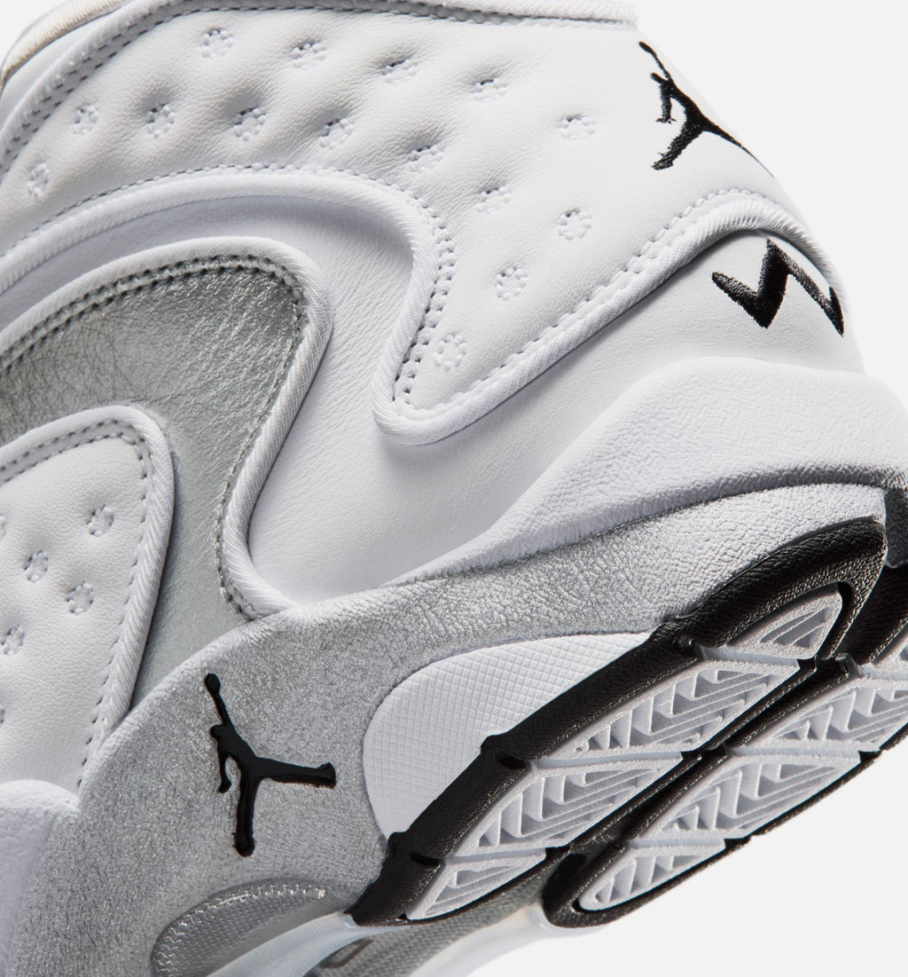 Air Jordan OG Women's Lifestyle Shoes - White/Black/Metallic Silver