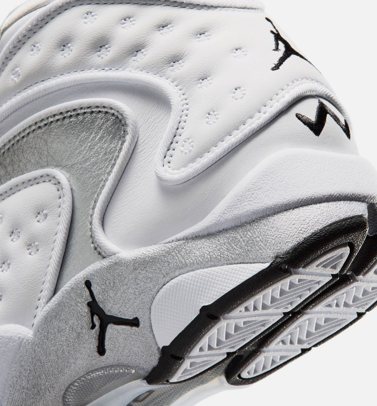Air Jordan OG Women's Lifestyle Shoes - White/Black/Metallic Silver