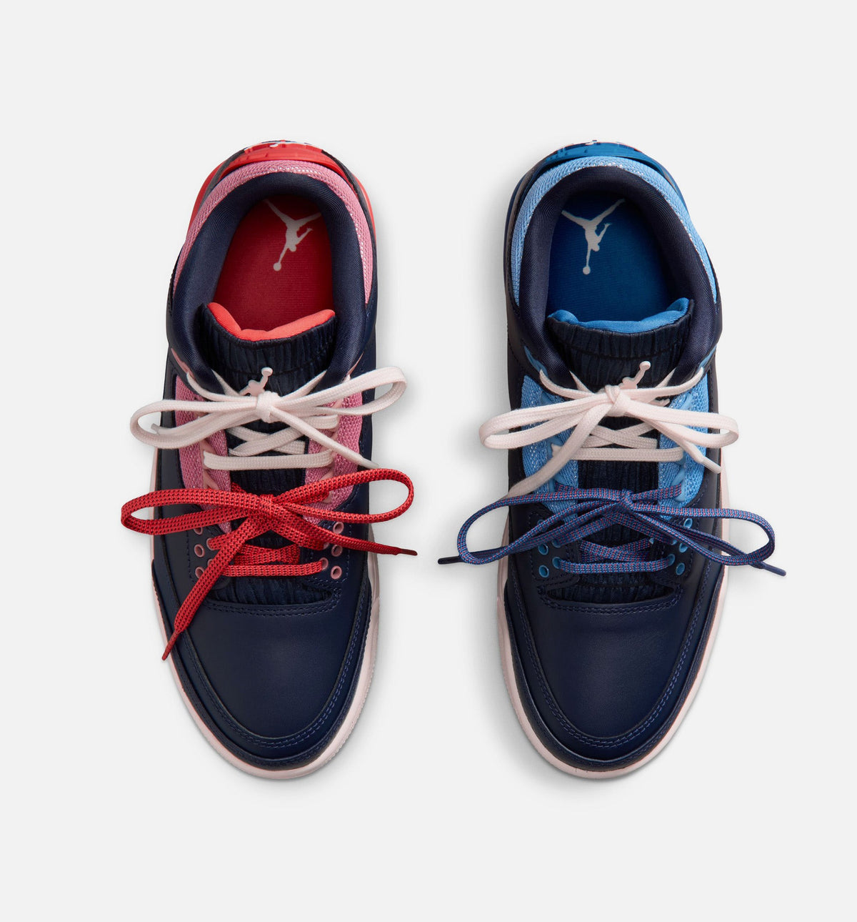Air Jordan 3 Retro Sport Renaissance 女款生活方式鞋 - Obsidian/Chalk/Track Red