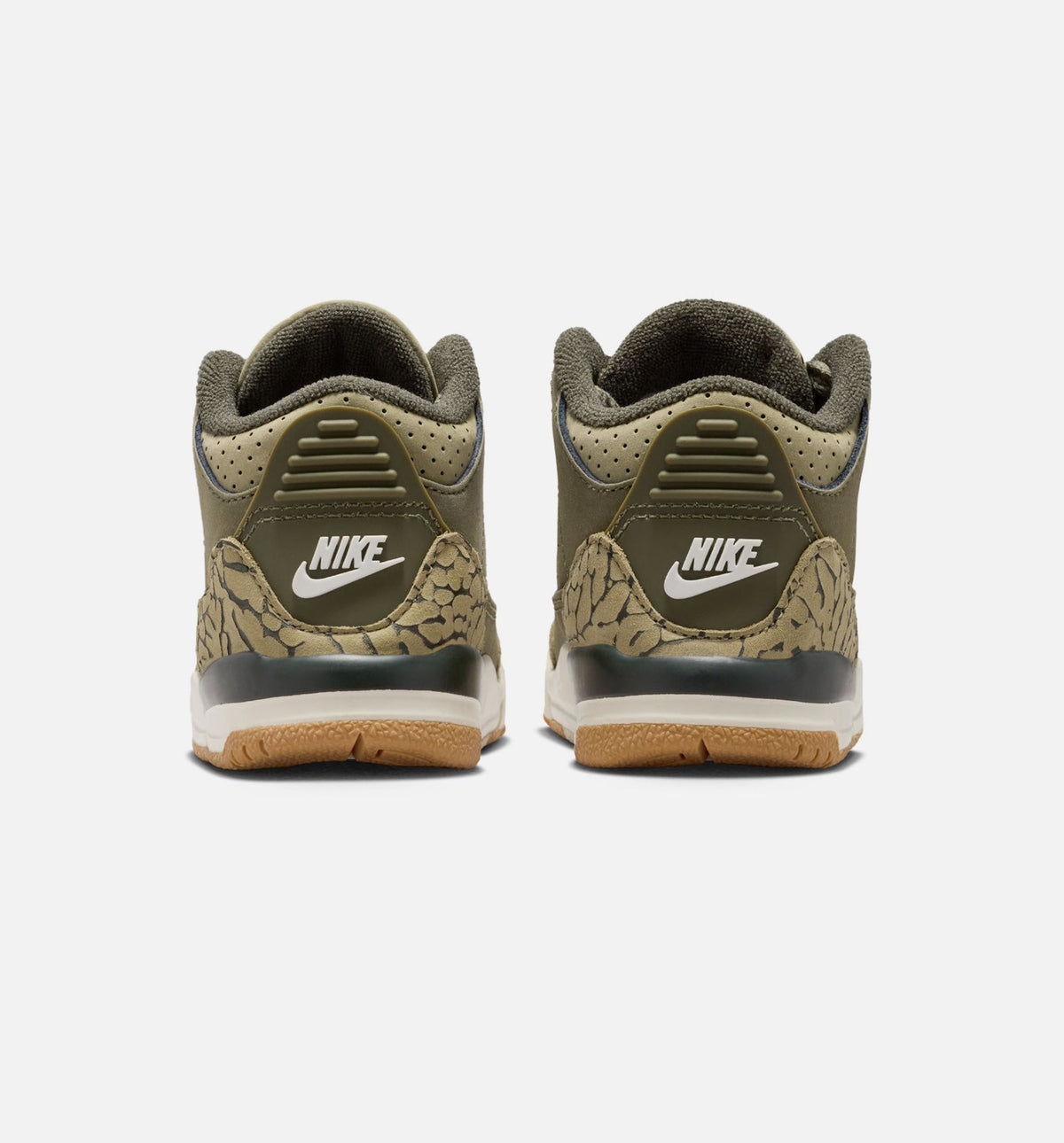 Air Jordan 3 Retro Medium Olive 婴幼尺码生活方式鞋 - Medium Olive/Sequoia/Neutral Olive/Sail
