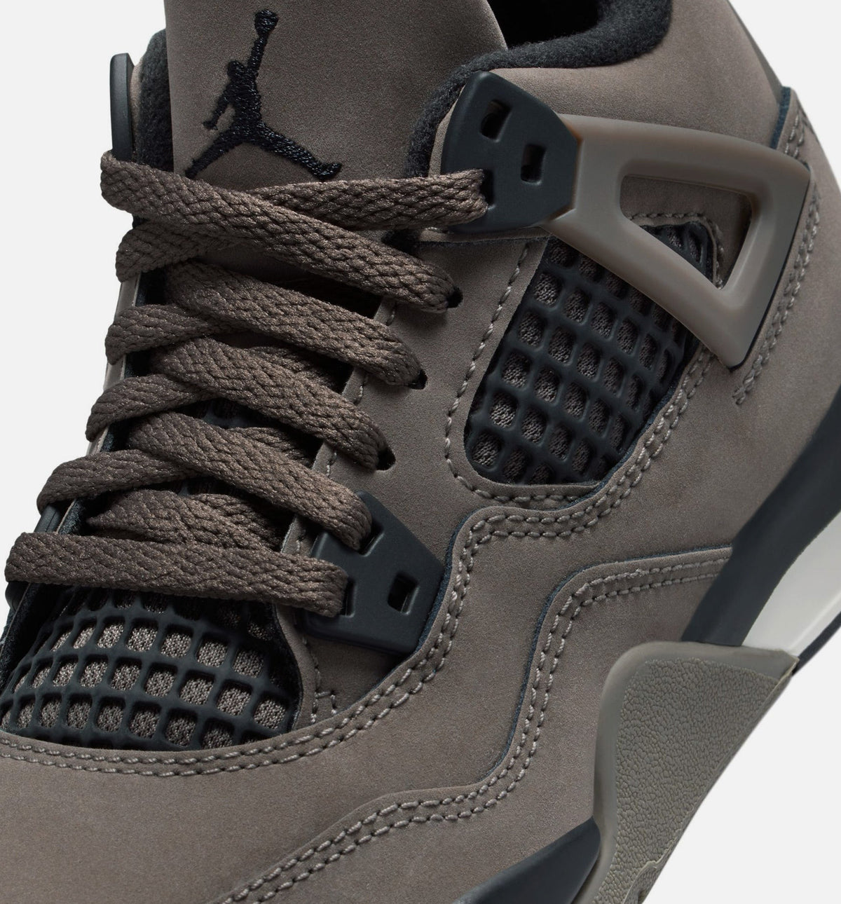 Air Jordan 4 Retro Cave Stone And Black 学前児童生活方式鞋 - Cave Stone/Black/Moon Particle