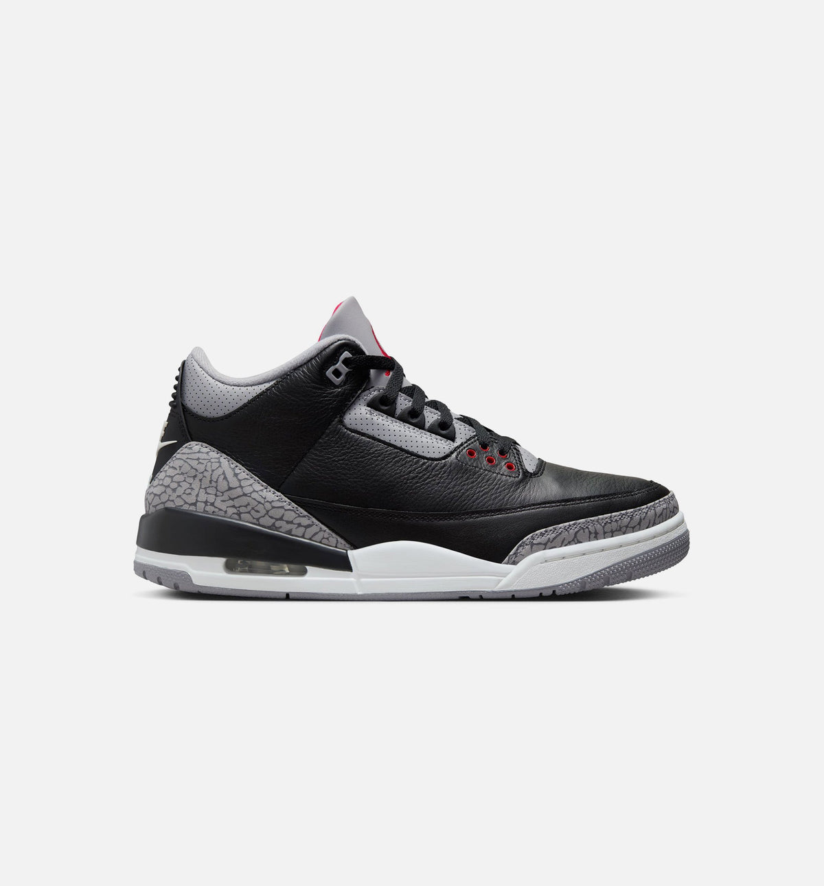 Air Jordan 3 Retro Black Cement 男款生活方式鞋 - Black/Fire Red/Cement Grey/Summit White