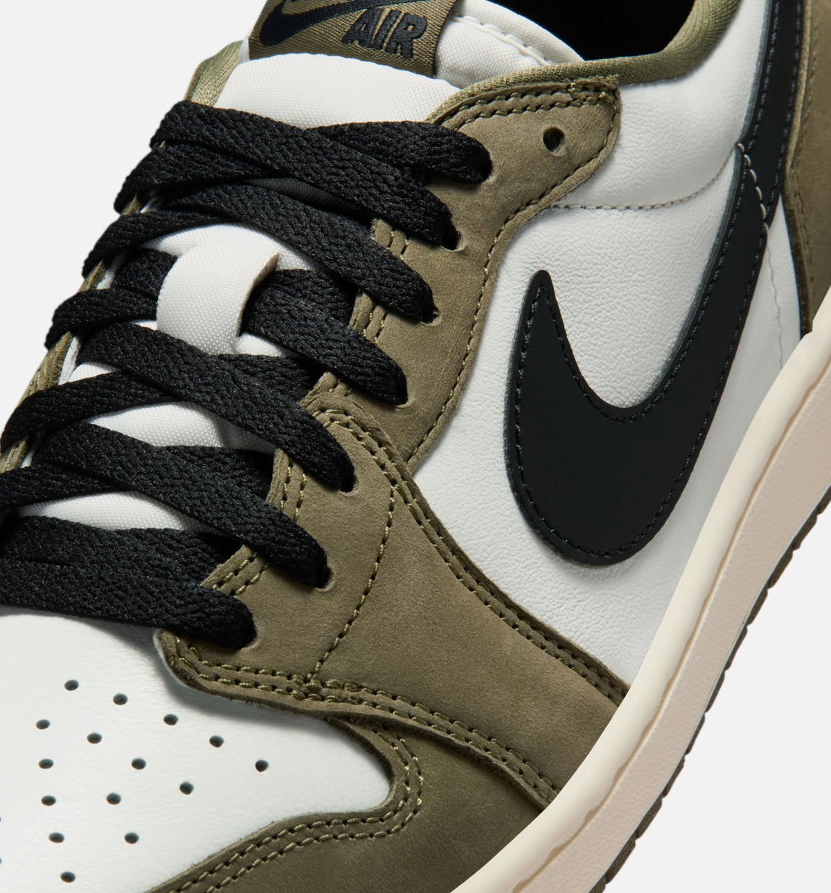 Air Jordan 1 Low OG 男款生活方式鞋 - Medium Olive/Black/Summit White/Sail