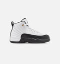 Air Jordan 12 Retro Taxi 学前児童生活方式鞋 - White/Black/Taxi