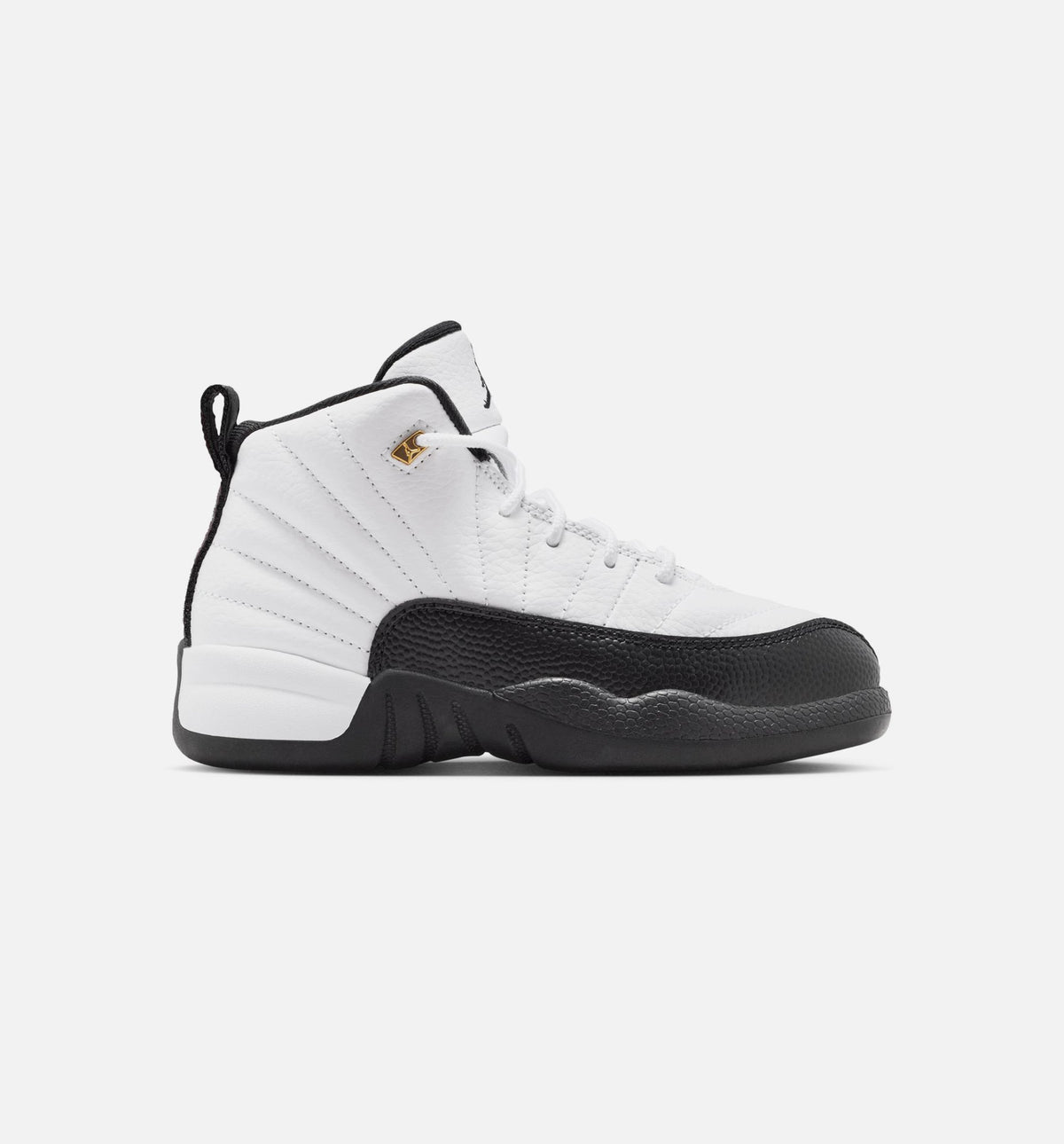 Air Jordan 12 Retro Taxi 学前児童生活方式鞋 - White/Black/Taxi