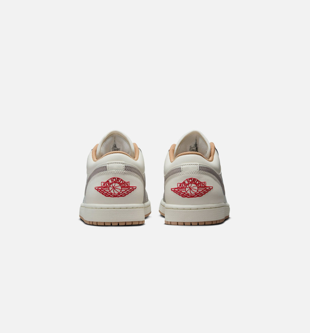 Air Jordan 1 Low 男款生活方式鞋 - Sail/Fire Red/College Grey/Hemp