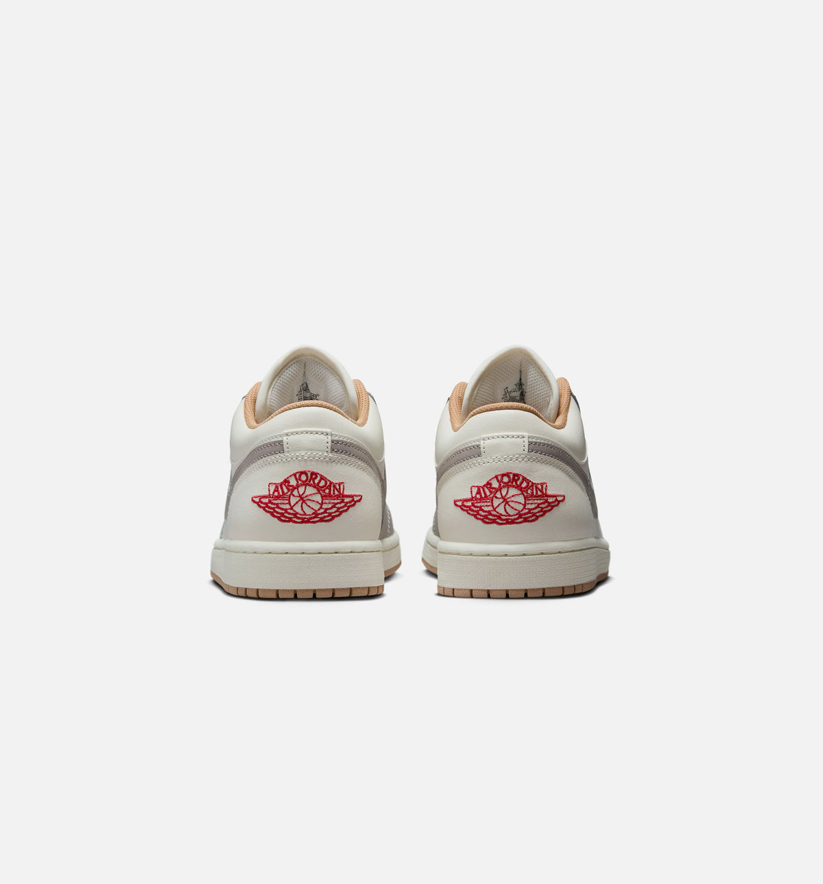 Air Jordan 1 Low 男款生活方式鞋 - Sail/Fire Red/College Grey/Hemp