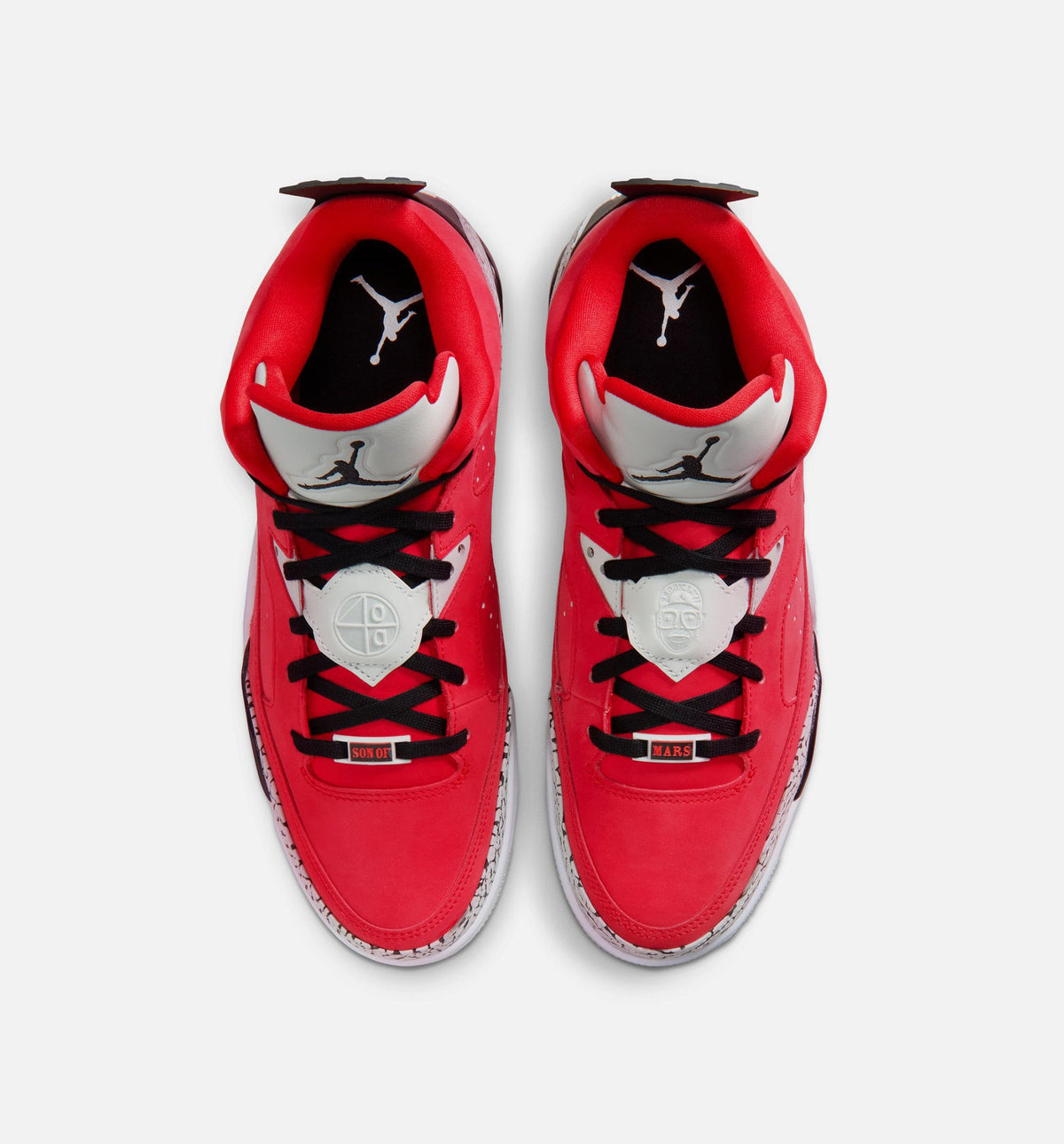 Son of Mars Low 男款生活方式鞋 - Fire Red/Black/Grey Mist/White