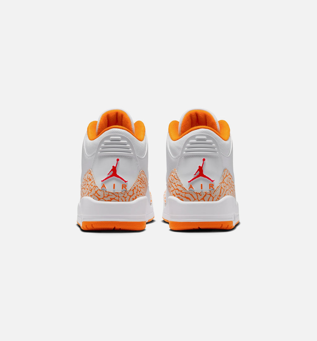 Air Jordan 3 Retro Orange Citrus 女款生活方式鞋 - White/Multicolor