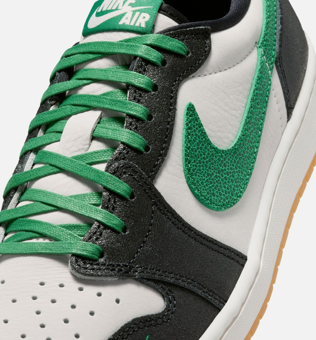 Air Jordan 1 Retro Low OG Phantom And Pine Green 男款生活方式鞋 - Phantom/Pine Green/Black
