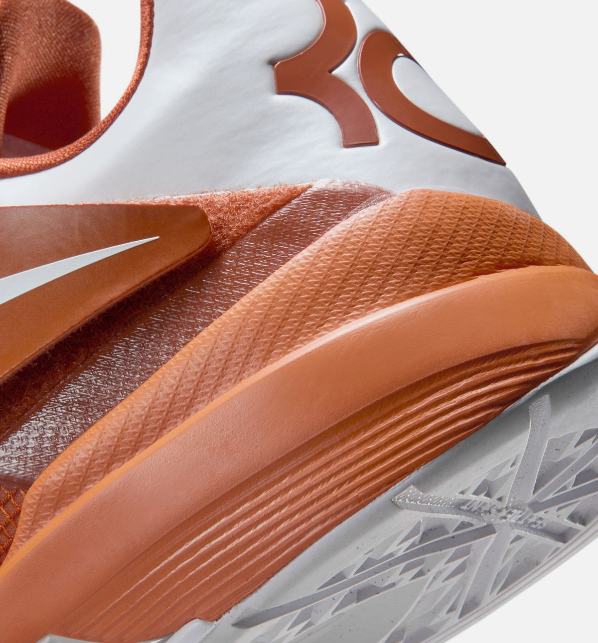 Zoom KD 4 Texas Longhorns 男款生活方式鞋 - Desert Orange/White