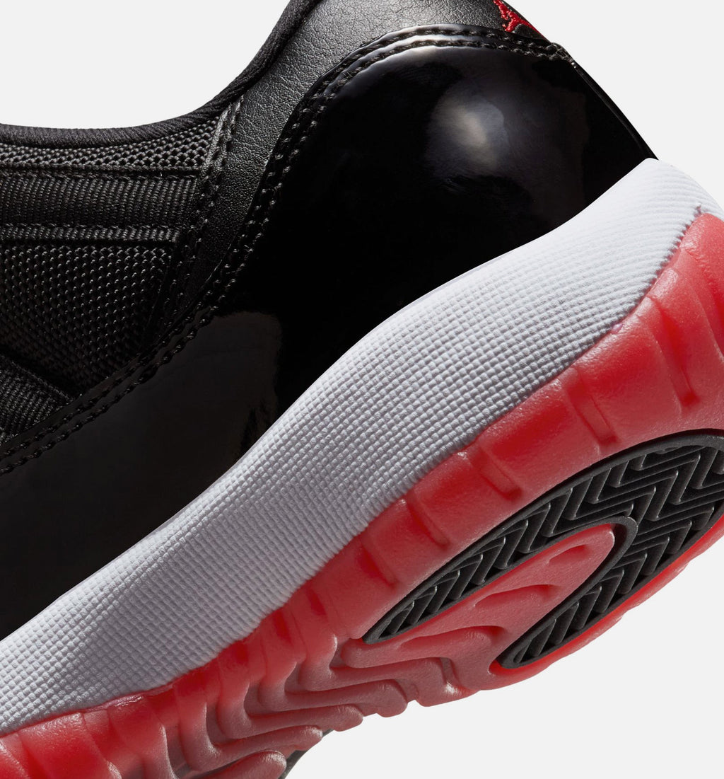 Air Jordan 11 Retro Bred Grade School 生活方式鞋 - Black/Varsity Red/White