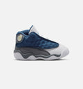 Air Jordan 13 Retro Navy And Flint Grey 婴幼尺码生活方式鞋 - Navy/University Blue/Flint Grey/White