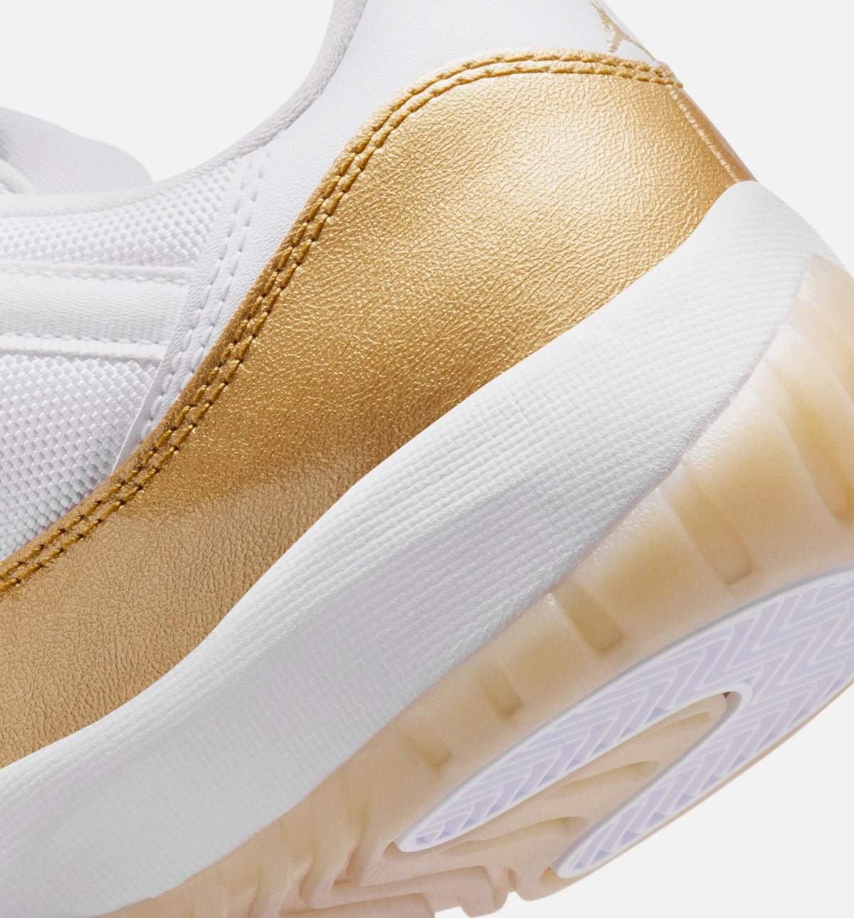Air Jordan 11 Retro Low Women's Shoes - White/Metallic Gold/Team Gold
