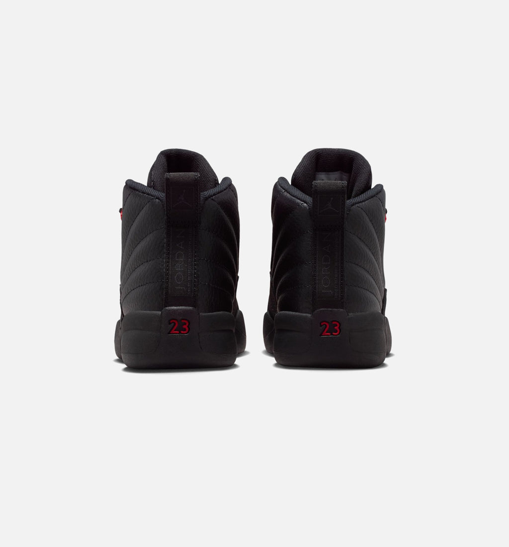 Air Jordan 12 Retro Bloodline 学前児童生活方式鞋 - Black/Varsity Red