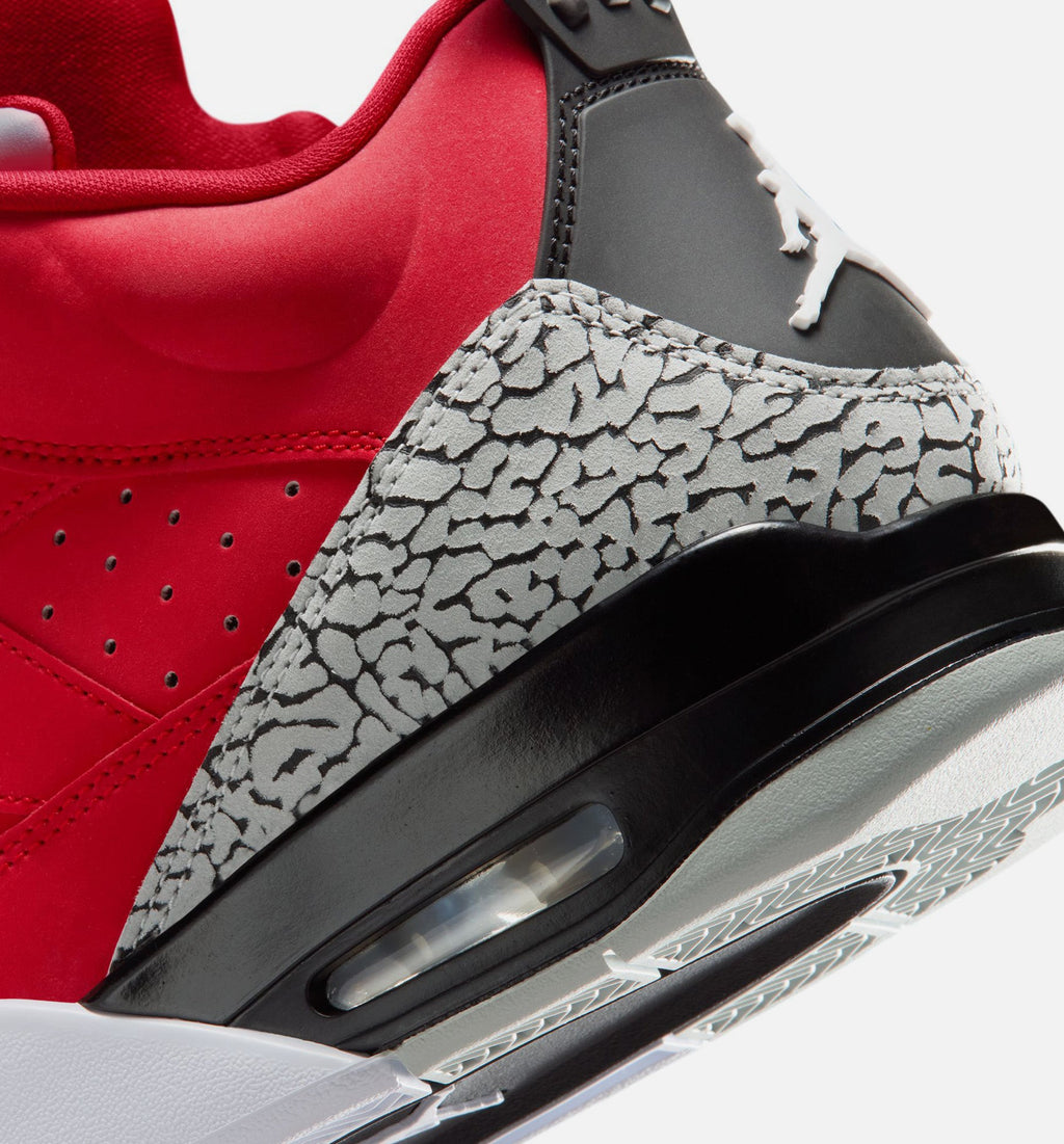 Son of Mars Low 男款生活方式鞋 - Fire Red/Black/Grey Mist/White