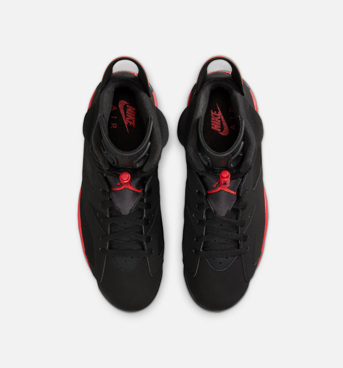 Air Jordan 6 Retro Infrared Salesman 男款生活方式鞋 - Black/Light Crimson